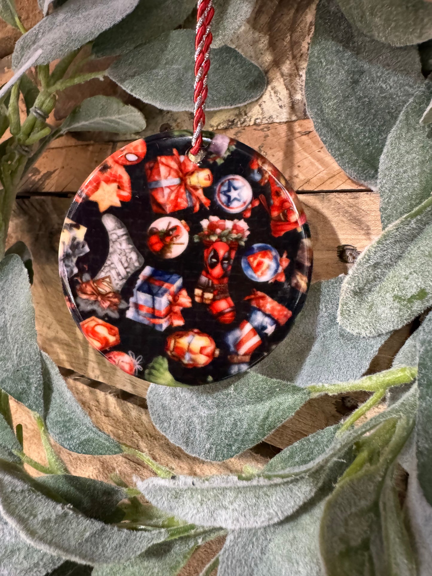 Action Figures Black Ornament