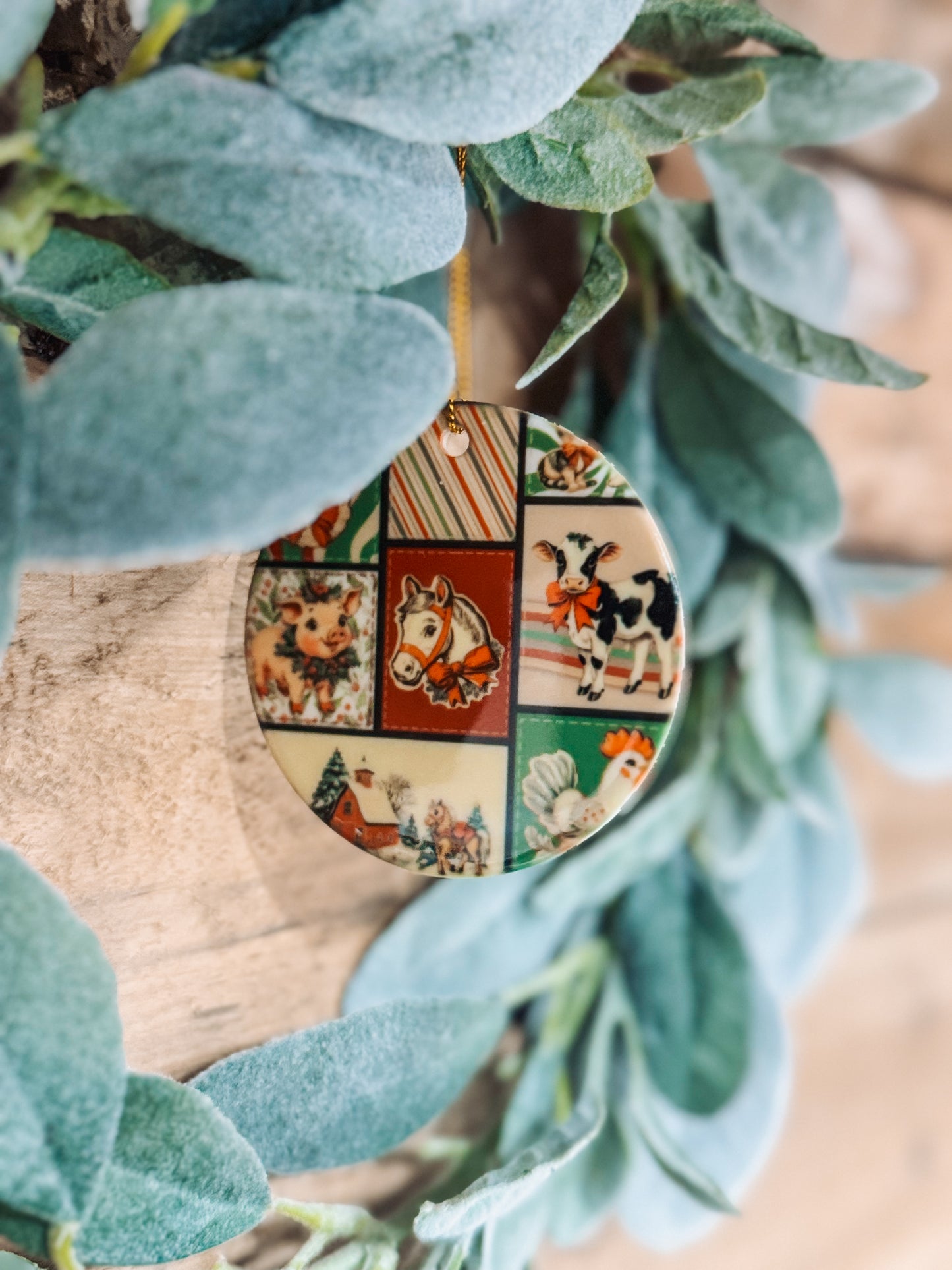 Farm Animals Ornament