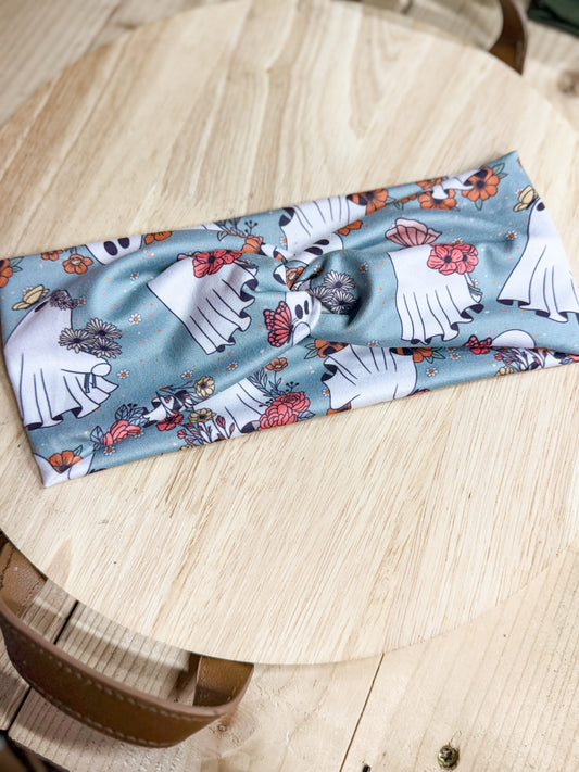 Floral Ghosts Headband