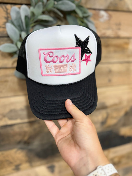 Pink Coors Trucker