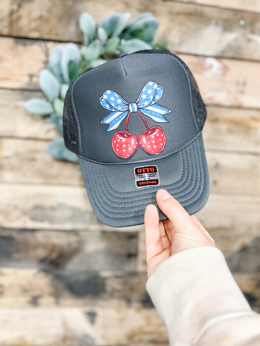 Americana Cherries Trucker Hat