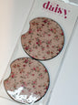 Dainty Floral Car Coaster