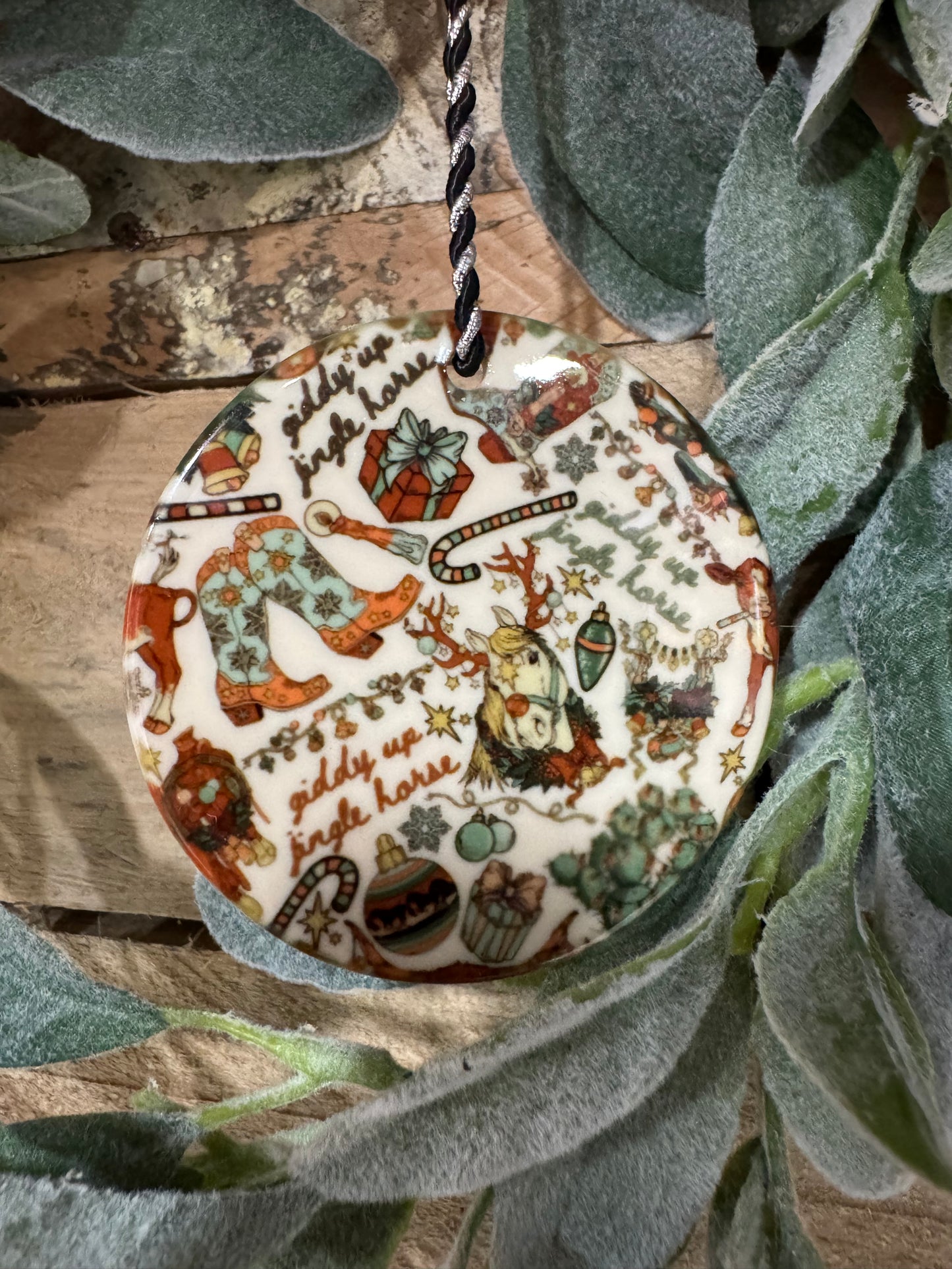 Giddy Up Jingle Horse Ornament