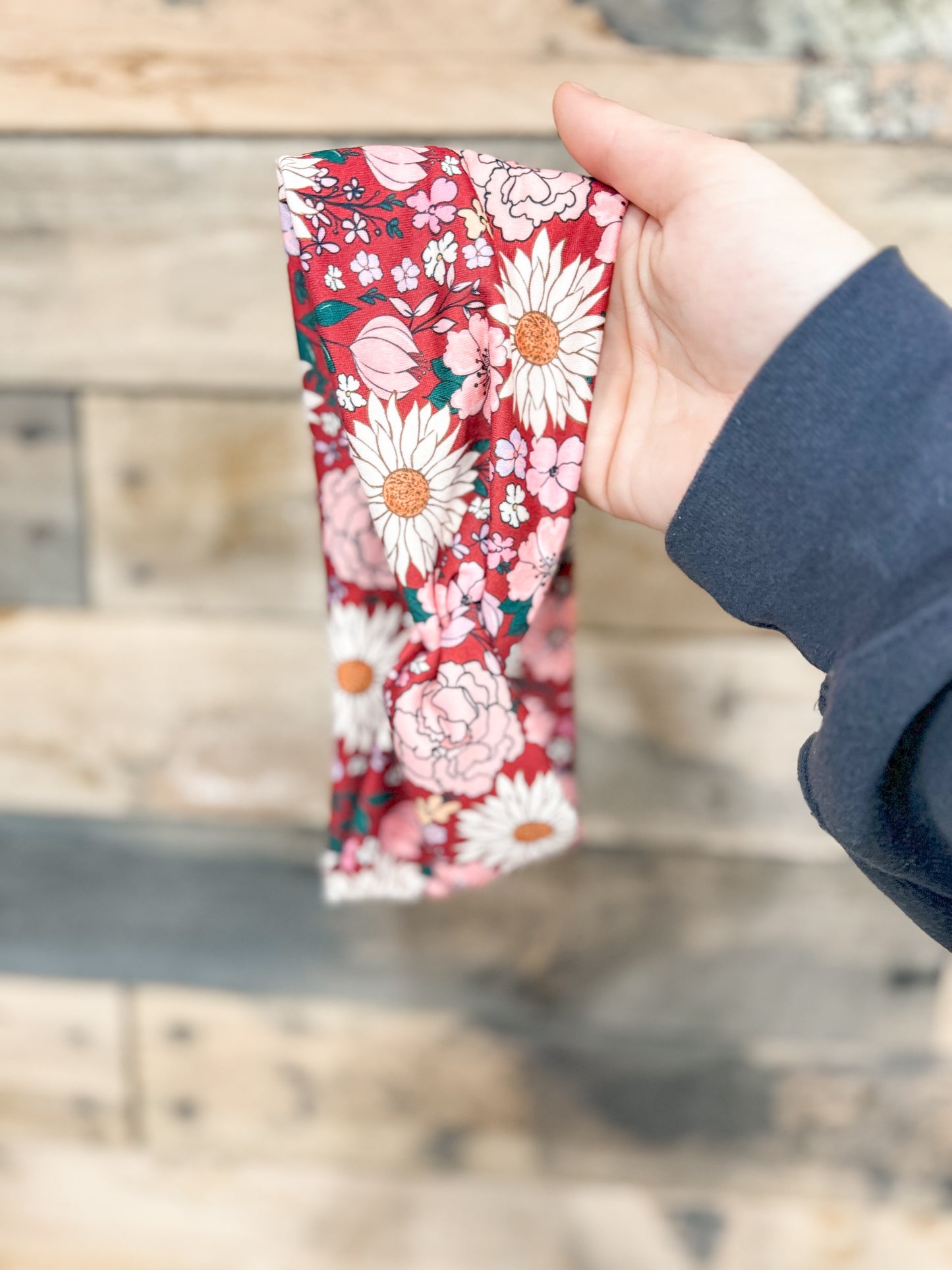 Red Floral Headband