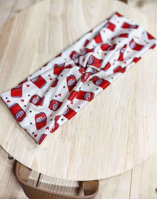 Dr. Pepper Headband