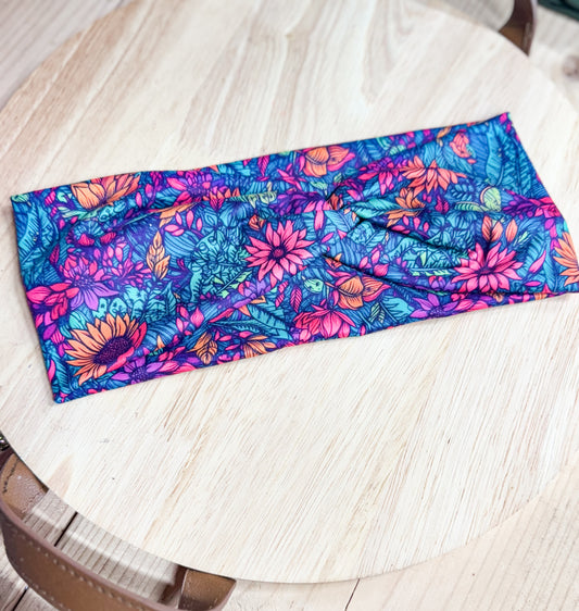 Trippy Floral Headband