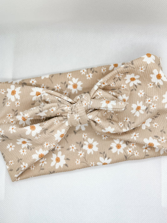 Tan Daisy Headband