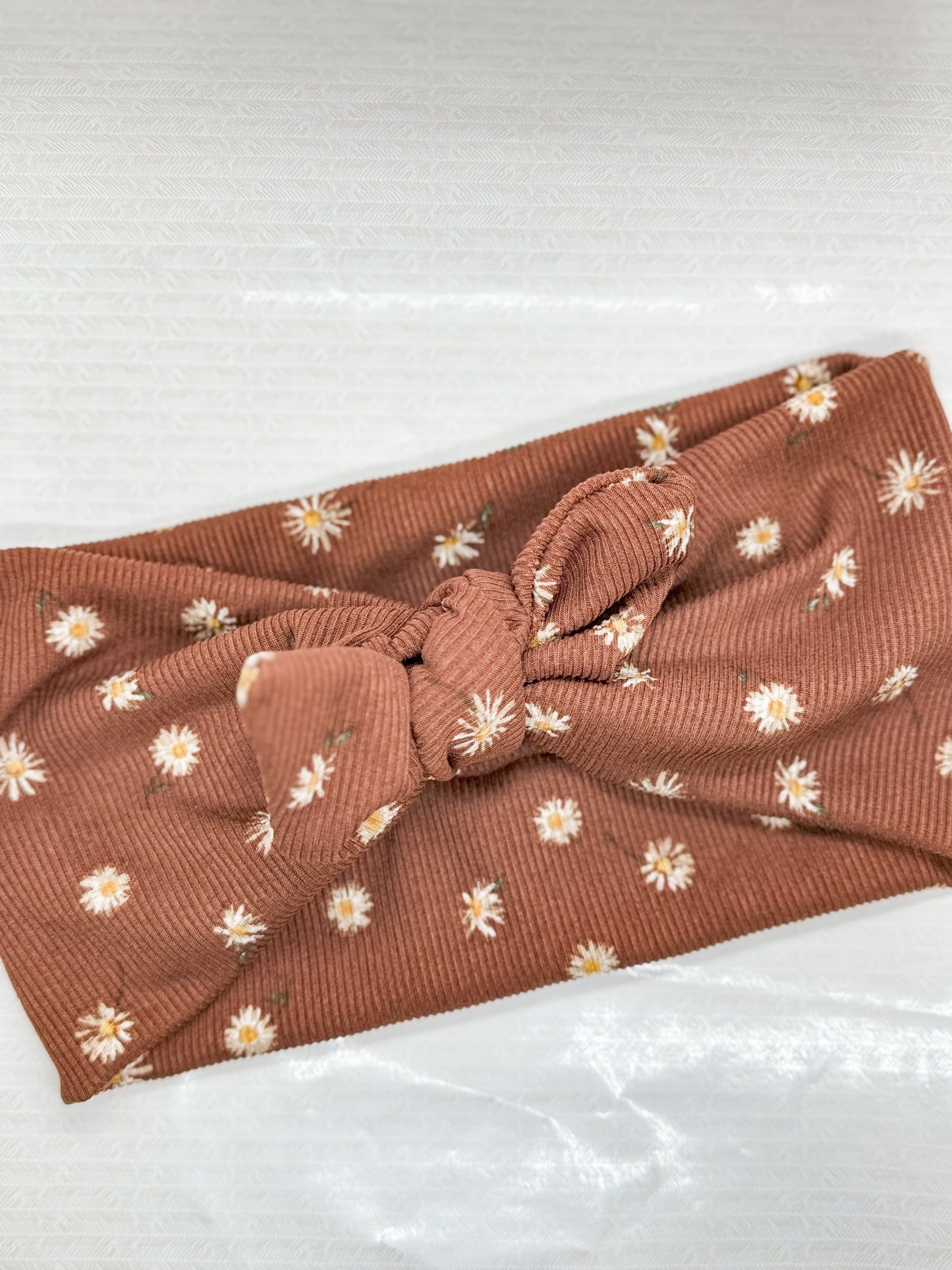 Brown Daisy Headband