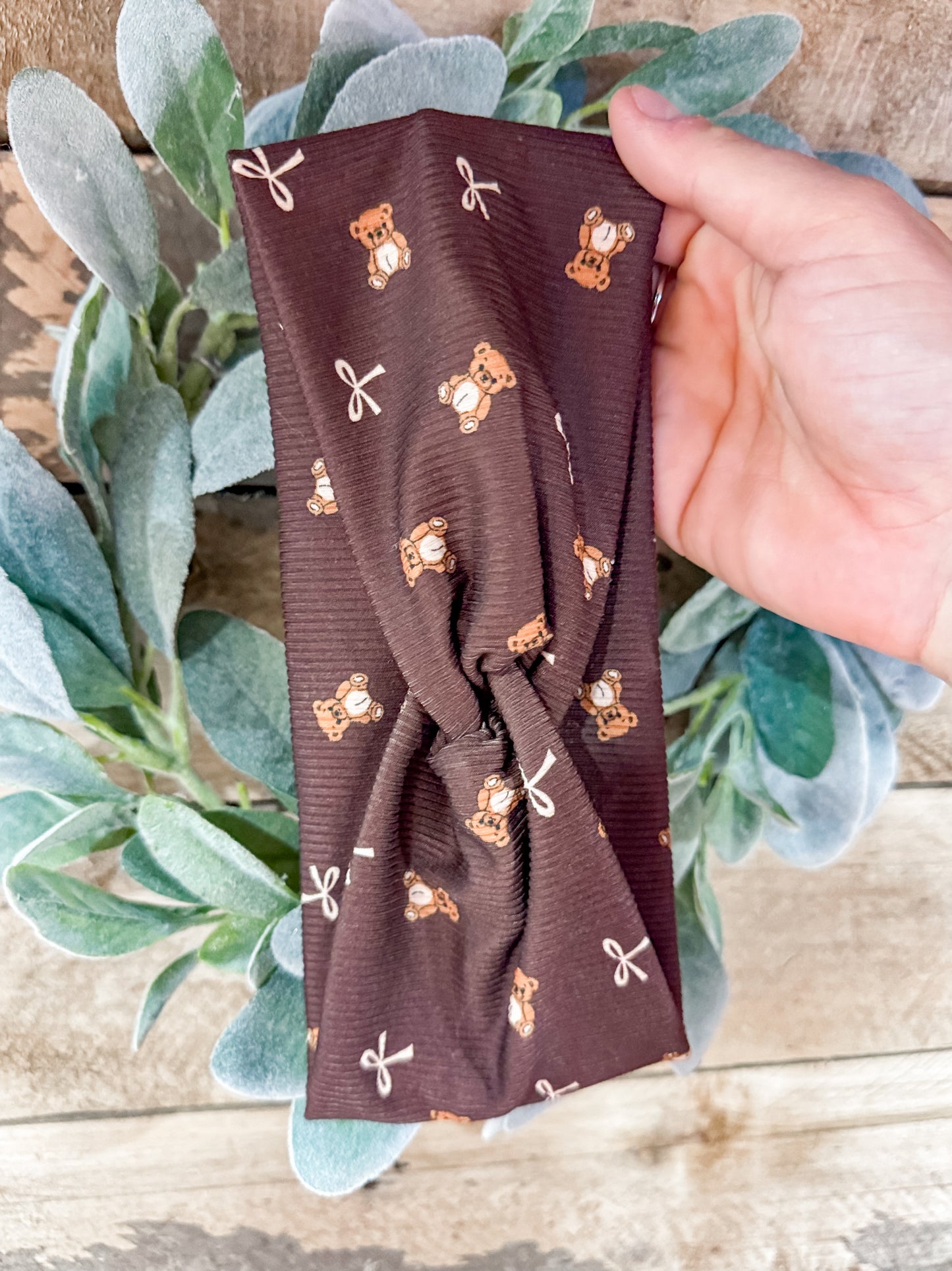 A Beary Cute Bow Headband
