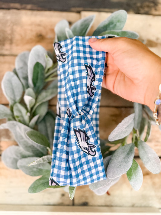 Eagles Gingham Headband