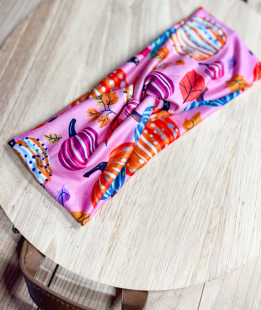 Painted Pumpkins Headband