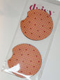 Graph the Heart Car Coaster