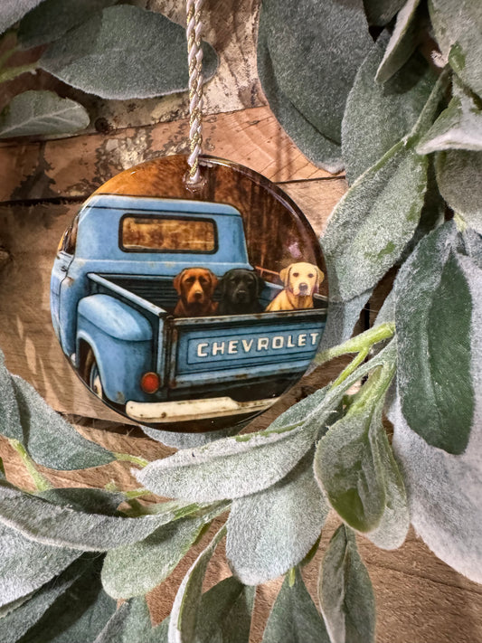 Old Chevy Truck Ornament