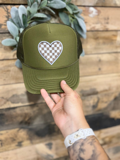 Checkered Heart Trucker