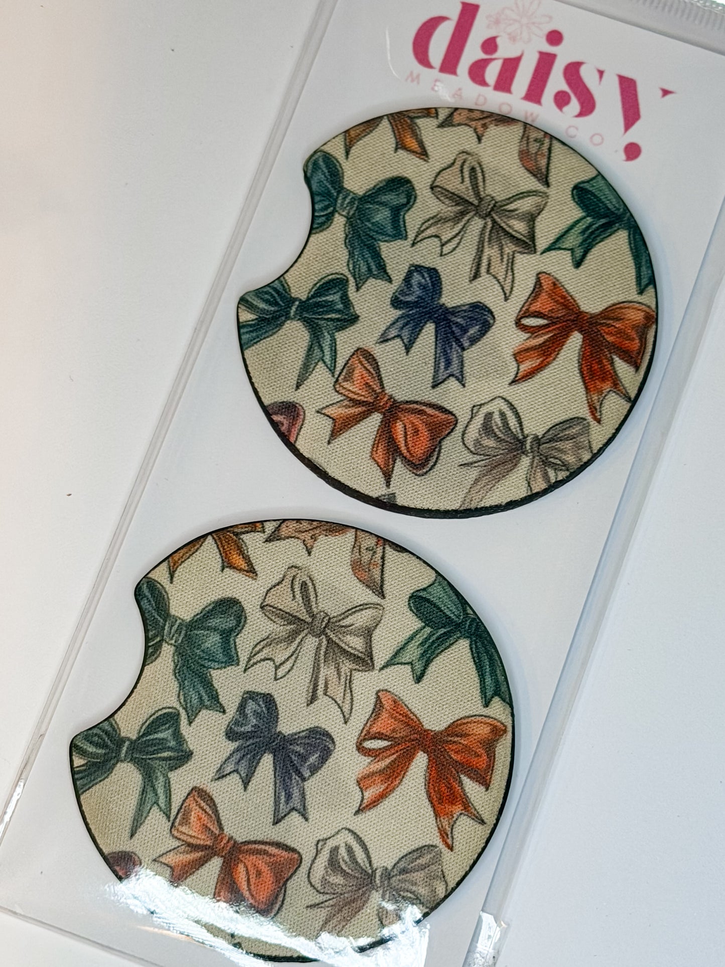 Bows Galore Car Coaster