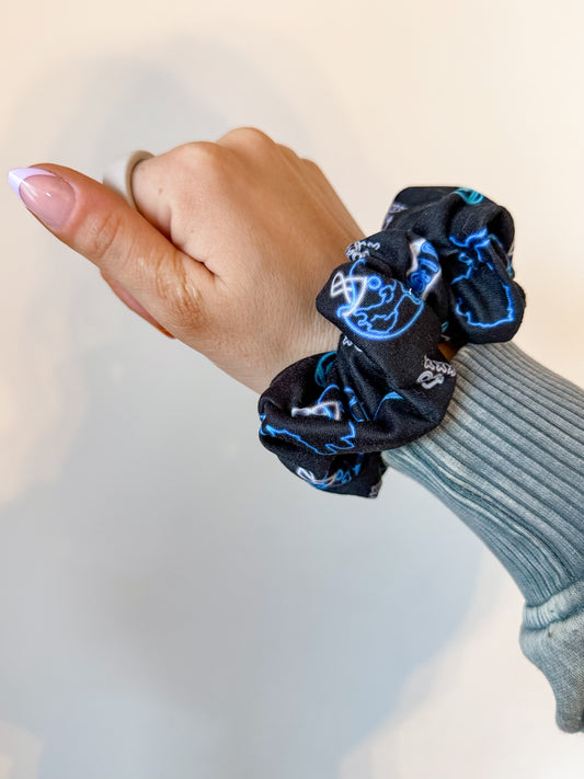 Neon Lions Scrunchie
