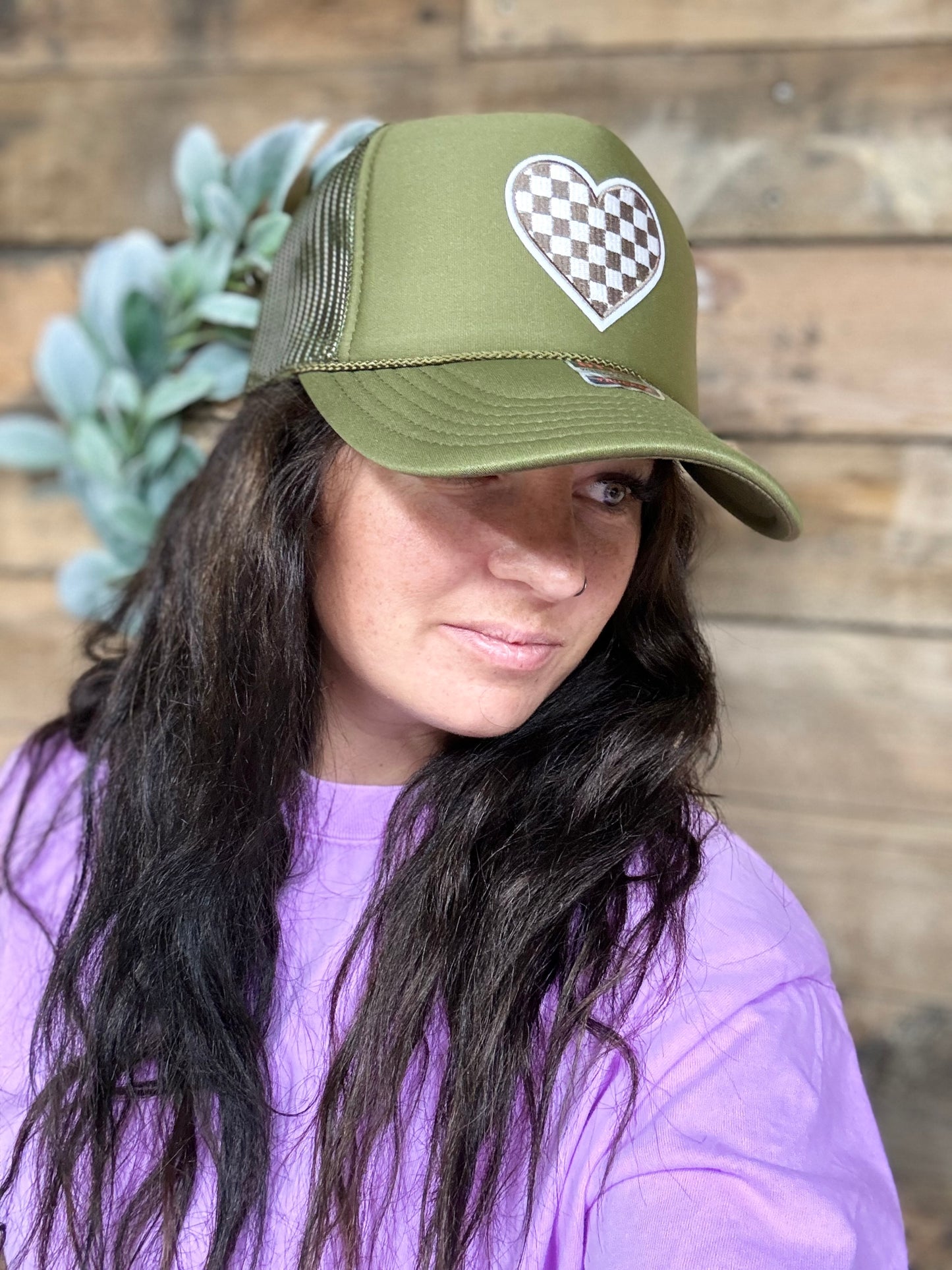 Checkered Heart Trucker