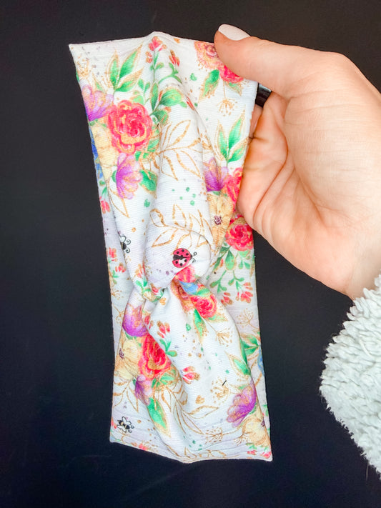 Bees & Roses Headband