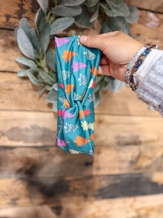 A Colorful Christmas Headband