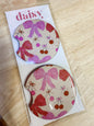 Cherry Bows Car Coaster