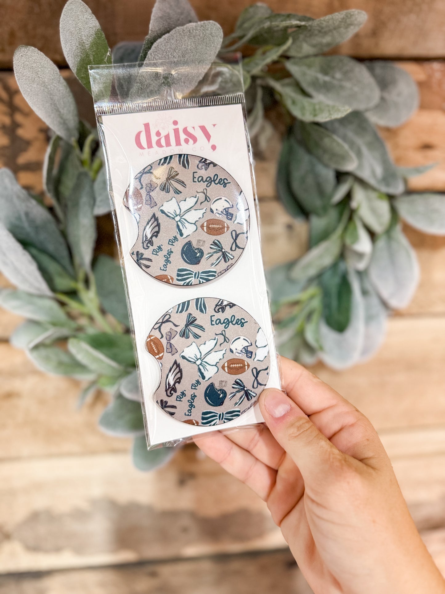 Fly Eagles Bow Car Coaster