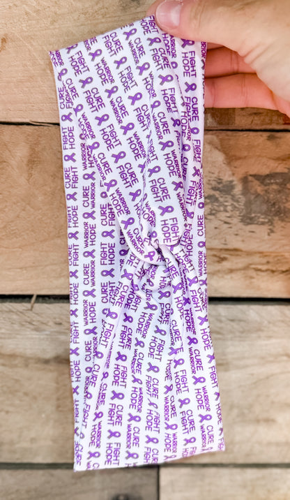 Pancreatic Cancer Awareness Headband