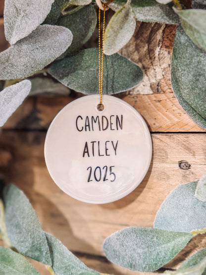 Custom Double Sided Ornaments