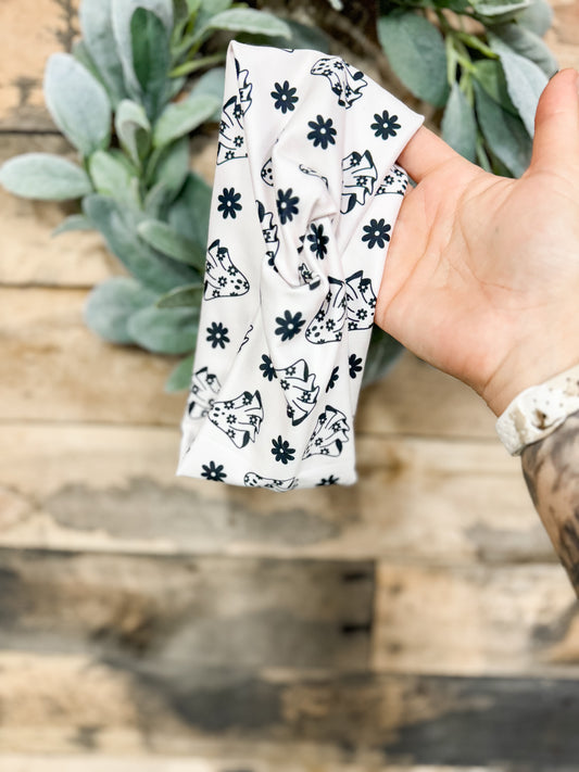 Floral Ghosts Headband