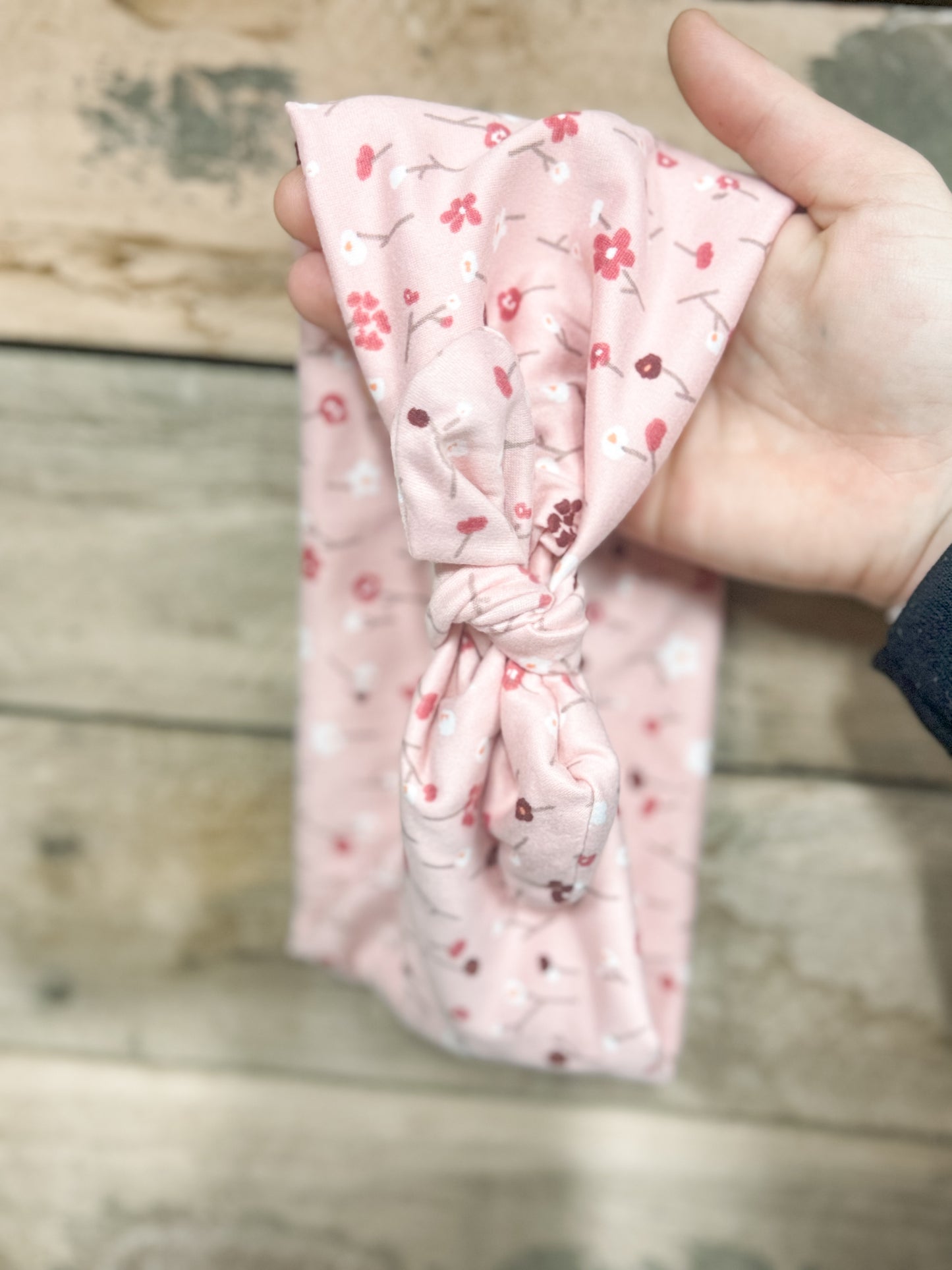 Tiny Pink Flowers Headband