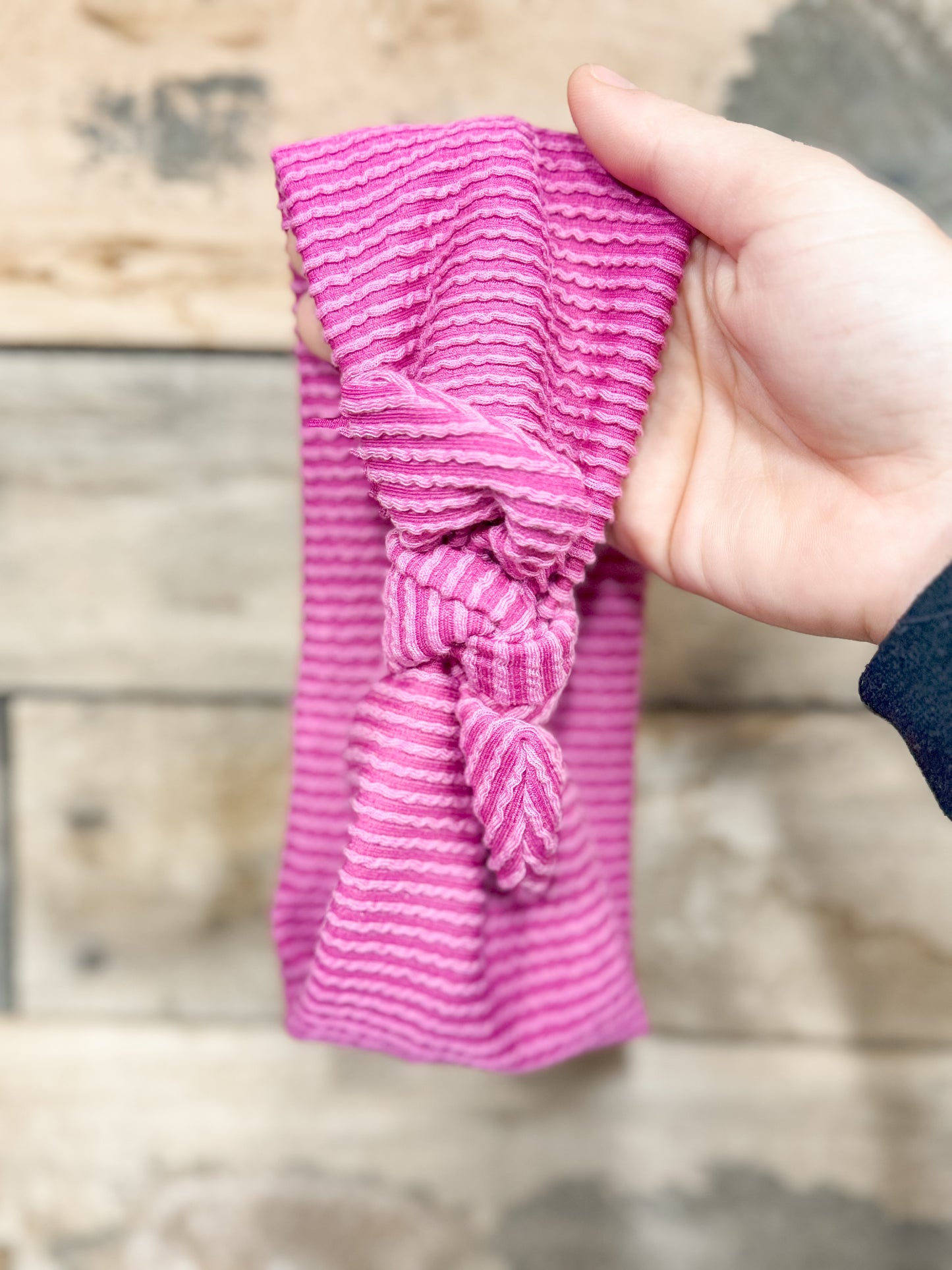 Magenta Urban Ribbed Petite Headband