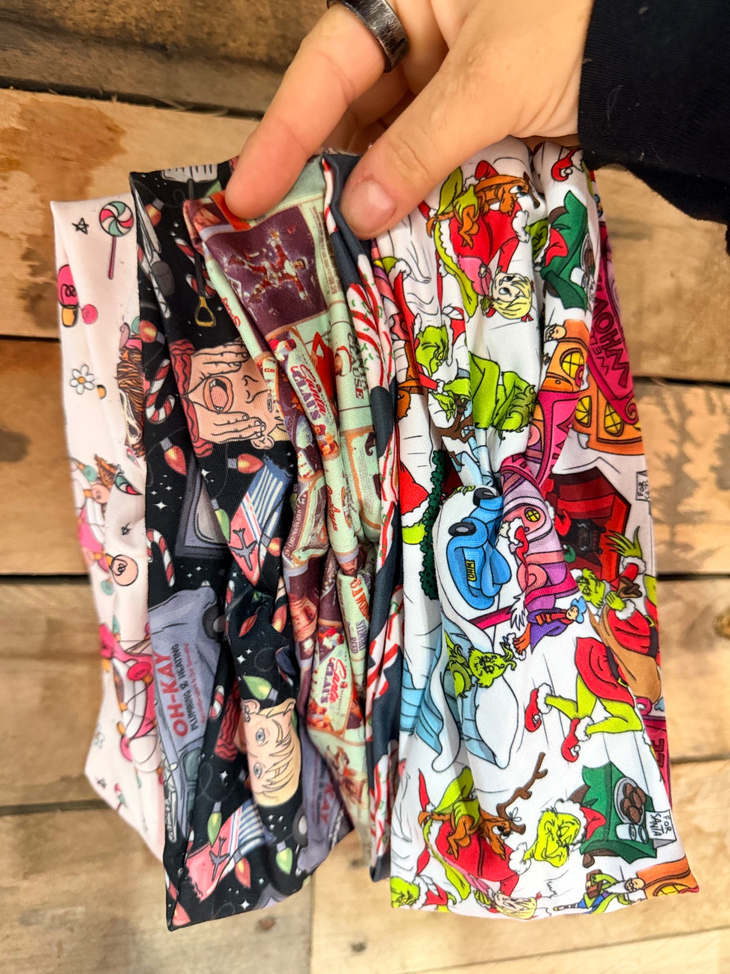 5 for $5 Each Headband-Christmas wk1