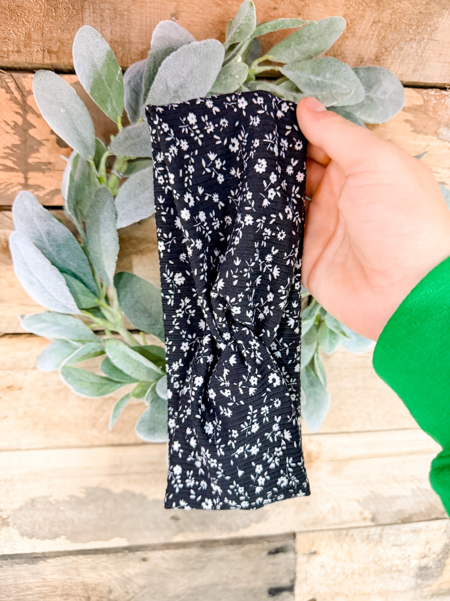 Midnight Wildflower Headband