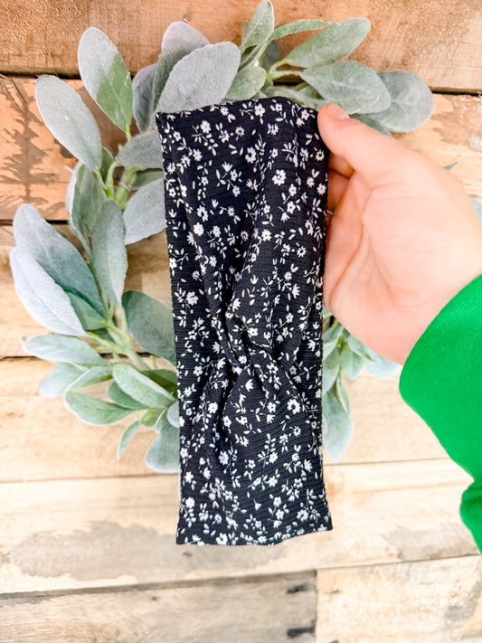 Midnight Wildflower Headband