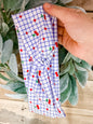 Sweet Cherry Gingham Headband