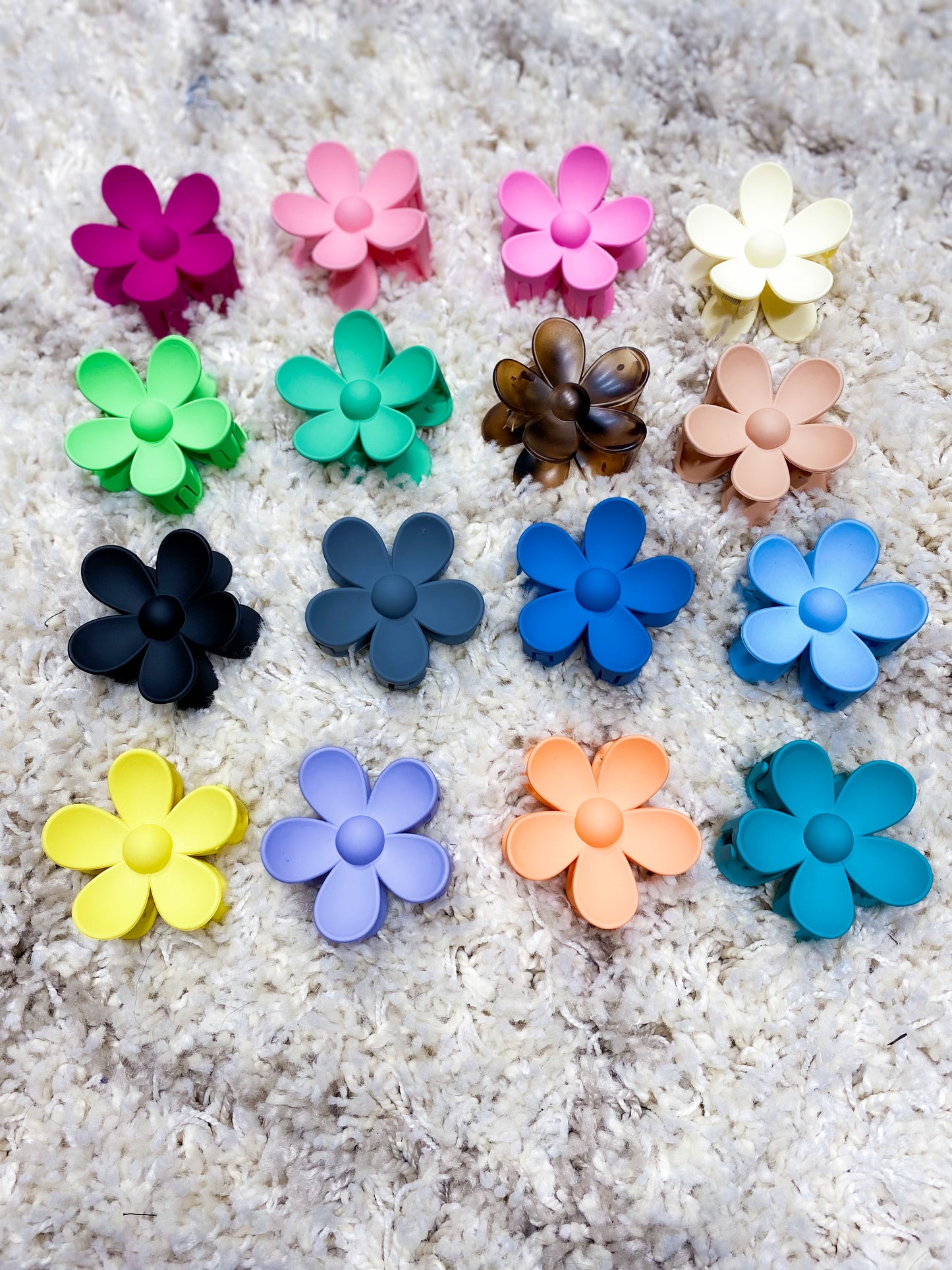 Flower Claw Clips