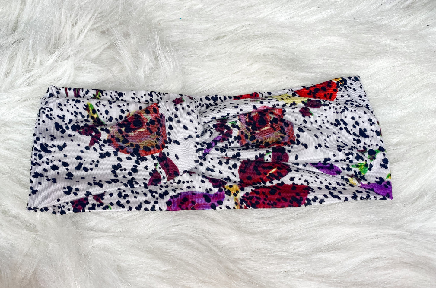 Splatter the Flowers Headband