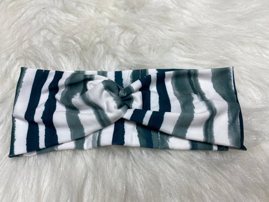 Emerald Stripe Headband